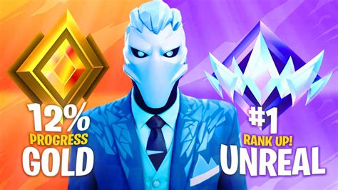 Gold To Unreal Solo Ranked Speedrun Fortnite Chapter Youtube