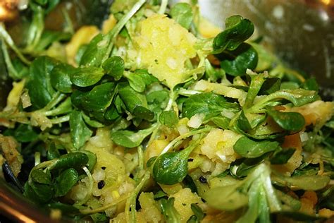 Kartoffelsalat Mit Feldsalat Von Modu Chefkoch De