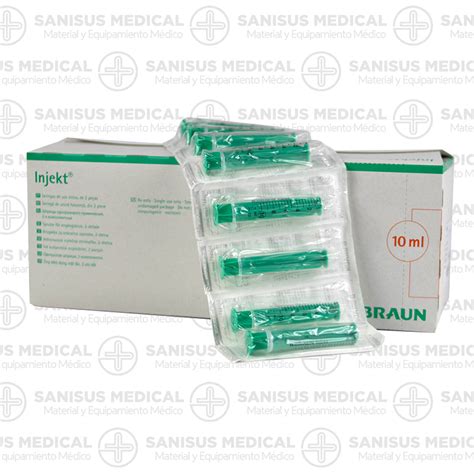 Jeringa Braun Ml De Cuerpos Luer Exc Ntrico Caja Uds Sanisus