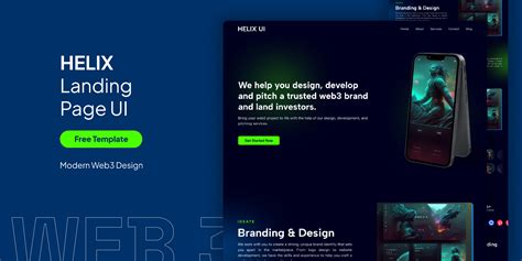 Helix Web3 Agency Design Template Figma Community