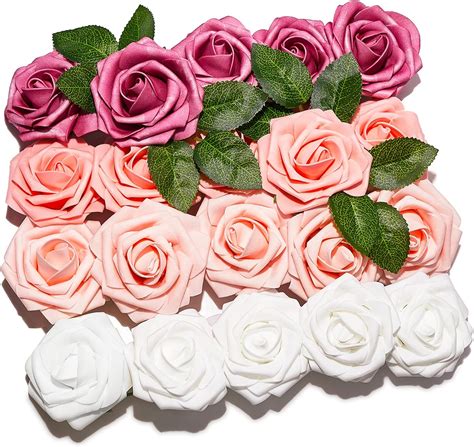 Partywoo Roses Artificielles Pi Ces Fleurs Artificielles Fausses