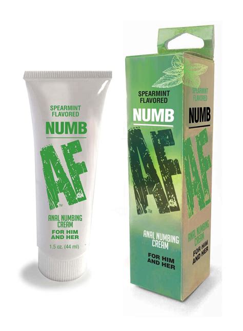 Numb Af Desensitizing Anal Cream Mint Kinky Fetish Store