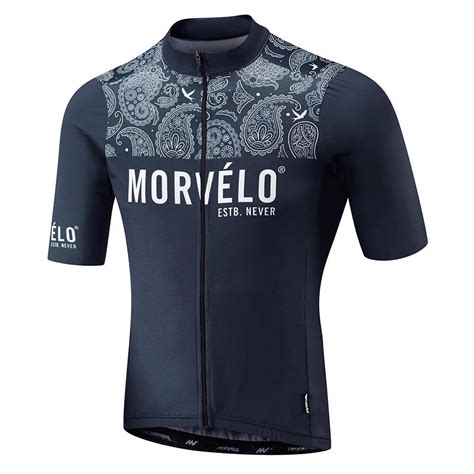 Morvelo Cycling Jersey Men Standard Bicycle Shirt Summer Short