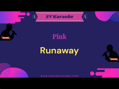 Pink Runaway Karaoke Youtube