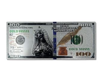 Mf Doom Money Dollar Bill Etsy