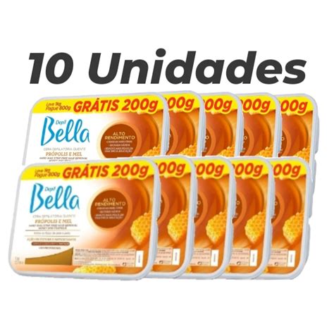 10 Kg de Cera Depilatória em Barra DEPIL BELLA PROPOLIS 10kg cera