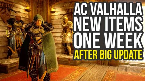 Assassin S Creed Valhalla New Items One Week After Big Update Ac Valhalla Update