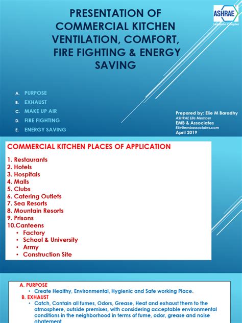 Commercial Kitchen Ventilation Pdf Ultraviolet Duct Flow