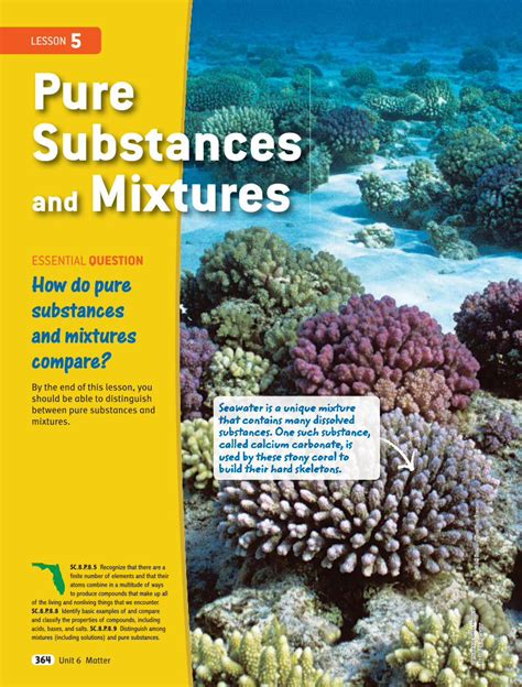 Pdf Lesson Pure Substances And Mixtures€¦ · Every Water Molecule Is Identical Each Molecule