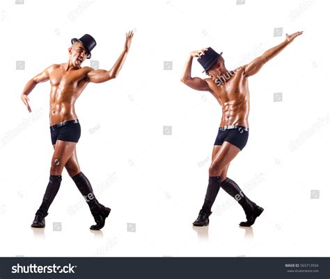Nude Dancer Isolated On White Stock Photo Shutterstock