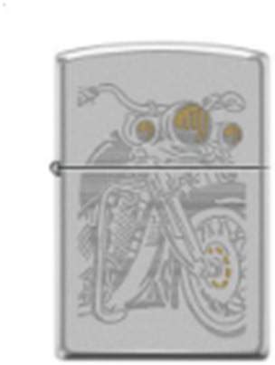 Zippo Reg Satin Chrome Motorcycle Grey Buy Best Price In Uae Dubai