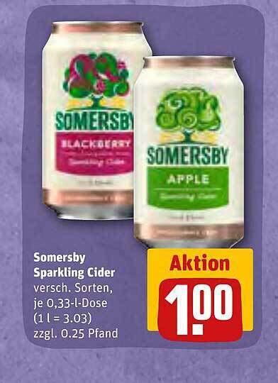 Somersby Sparkling Cider Angebot Bei Rewe Kaufpark