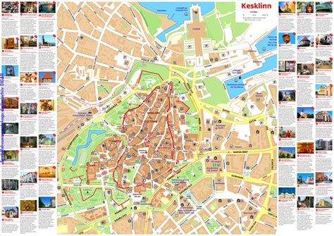 Tallinn sightseeing map