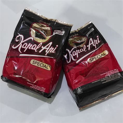 Jual Kopi Kapal Api Merah Special Kopi Bubuk 380 Gr Sachet Eceran