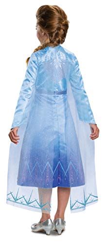 Disguise Disney Elsa Frozen 2 Prestige Girls Halloween Costume Blue 3t 4t