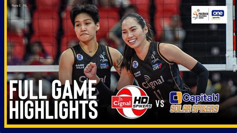 Cignal Vs Capital Full Game Highlights Pvl Reinforced