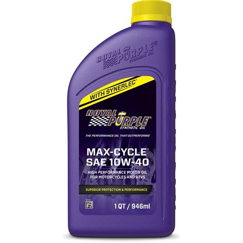 Royal Purple Max Cycle Stoke Motorcycle Engine Oil Full Synthetic W