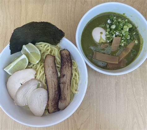 Matcha Tsukemen Kashiwa Ramen Ramen Directory