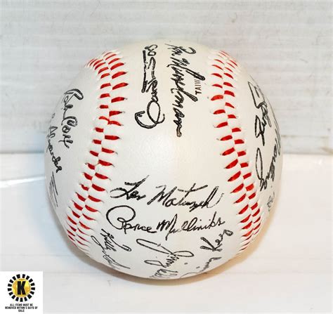 1990s Blue Jays Team Signed Baseball Facsimile