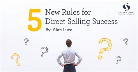 New Rules For Direct Selling Success