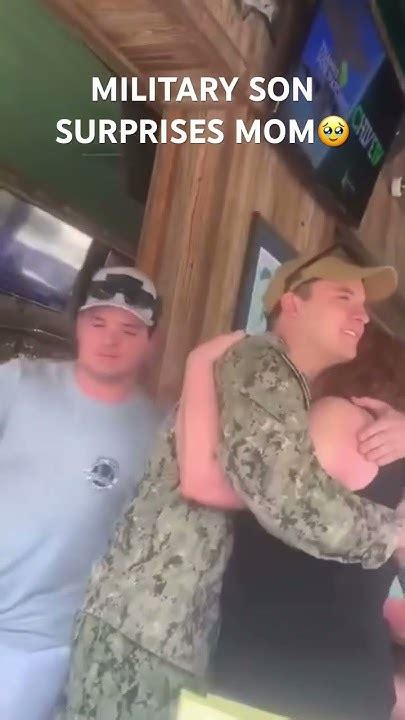 Military Son Surprises Mom And She Dosent Want To Let Go 🥹 4thofjuly