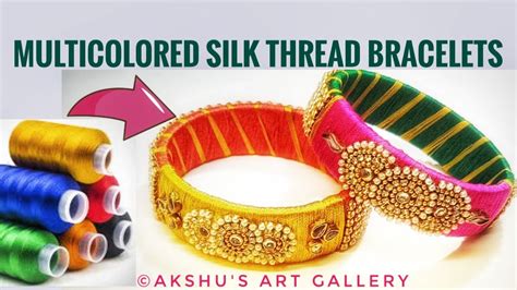 Handmade Bangles Making At Home Thread Bangles Making Step By Step