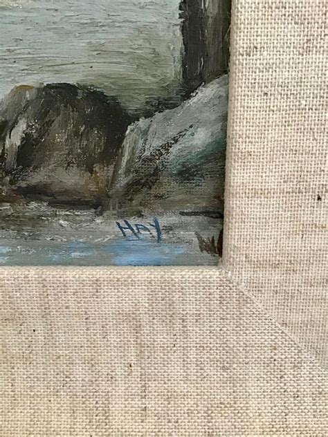 1950s French Winter Landscape Painting For Sale At 1stdibs