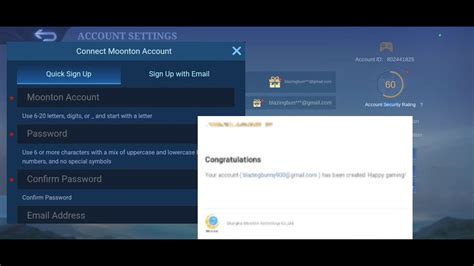 How To Connect To Moonton Account Mobile Legends Bang Bang Youtube