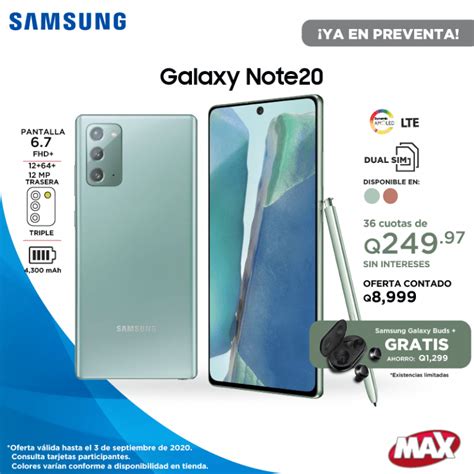 Ofertas De Celulares En Samsung Week De Tiendas Max Agosto