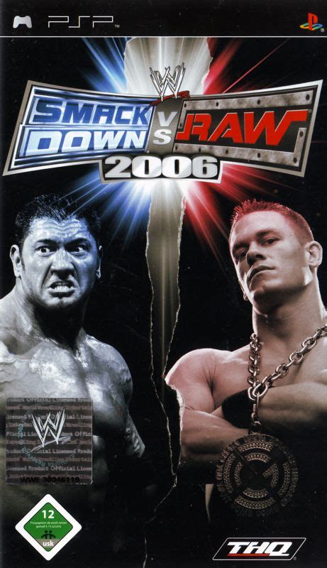 Wwe Smackdown Vs Raw Psp Box Cover Art Mobygames