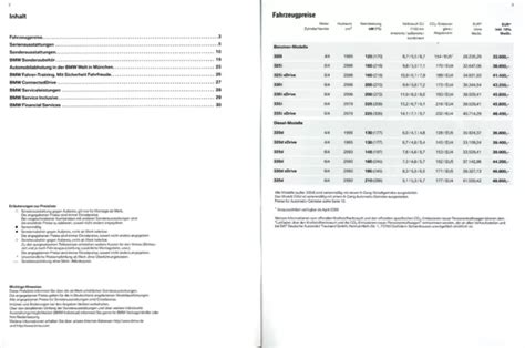 BMW 3ER COUPÉ Preisliste 2009 3 09 D price list prijslijst 335i 330i