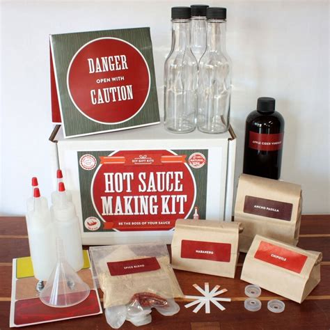 Make Your Own Hot Sauce Kit Makes 7 Bottles Of Diy Hot Sauce Etsy