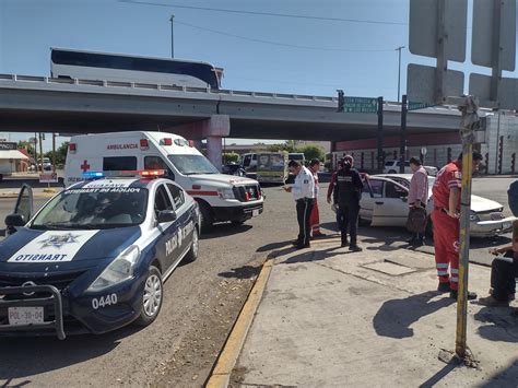 Dos Personas Lesionadas Arroja Choque En El Crucero De Guasave