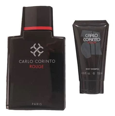 Set Carlo Corinto Rouge Ml Edt Body Shampoo Para Hombre Env O Gratis