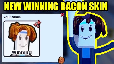 Secret Winning Bacon Skin Discovered In Roblox Panik Youtube