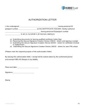 Fillable Online Sample Authorization Letter To Represent The Company