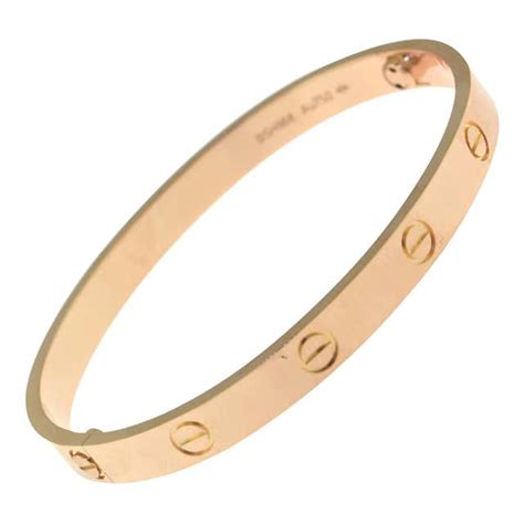 Cartier Love Bracelet In 18 Karat Rose Gold For Sale At 1stdibs