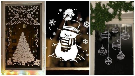 9 Ideas fáciles para decorar ventanas navideñas con pasta de dientes y