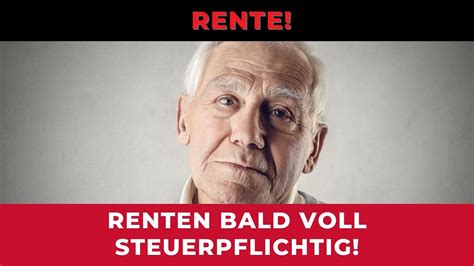 RENTEN bald VOLL STEUERPFLICHTIG Alterseinkünftegesetzt