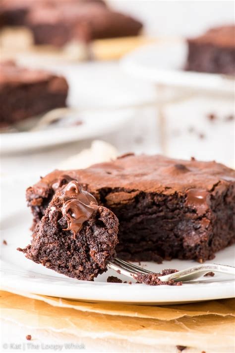 Super Fudgy Healthy Brownies The Loopy Whisk