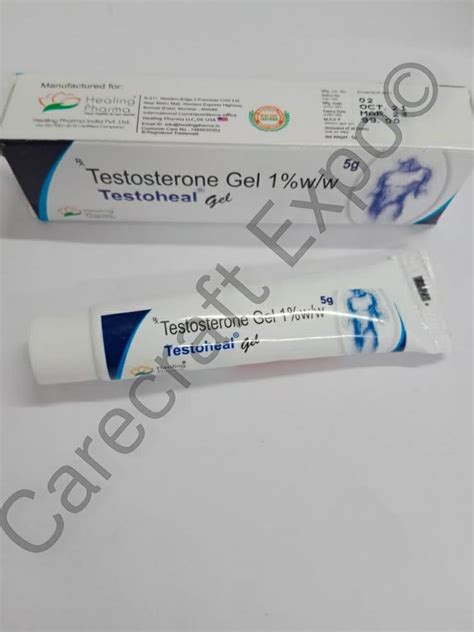 Testosterone W W Testoheal Gel Healing Pharma Treatment Male