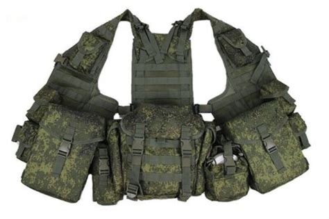 Tactical Russian Vest Sh Molle Bags Pkm Full Set Combat Equipment