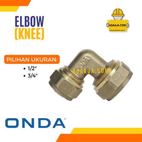 Jual Sambungan Pipa Air Panas L Elbow Onda Fitting Kuningan