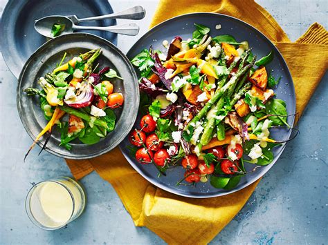 Roasted Vegetables With Garlic Mustard Dressing Recipe Eat Smarter Usa