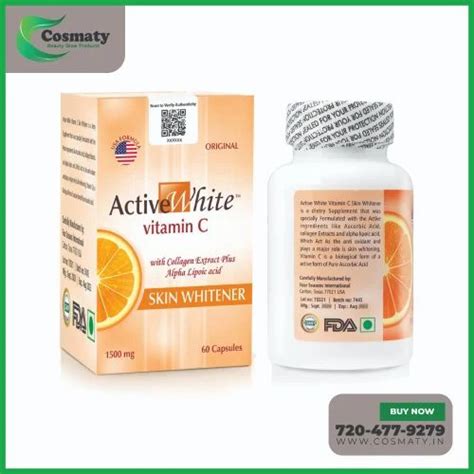 Active White Vitamin C Skin Whitening Capsule At Rs 1250bottle