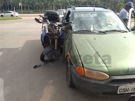 ACIDENTE NA BR 267 DEIXA MOTOCICLISTA FERIDO Gazeta Machadense