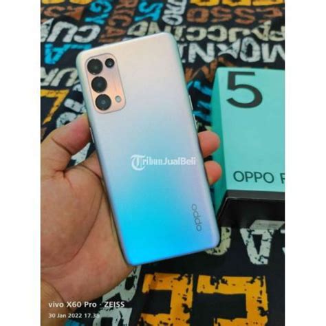 Hp Oppo Reno Silver Ram Gb Second Fullset Mulus Normal Di