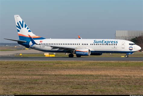 TC SNT SunExpress Boeing 737 8HC WL Photo By Daniel Apfel ID 1410593