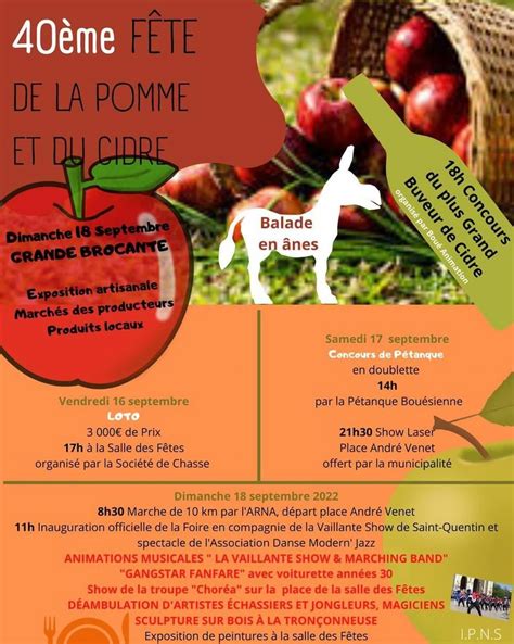 La F Te De La Pomme Et Du Cidre Ce Weekend Bou W O