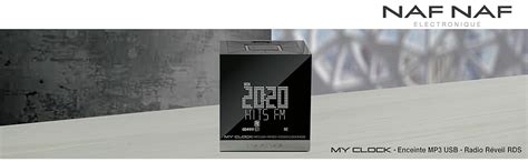 Naf Naf My Clock V3 Radioradio Réveil Mp3 Port Usb Amazonfr High Tech